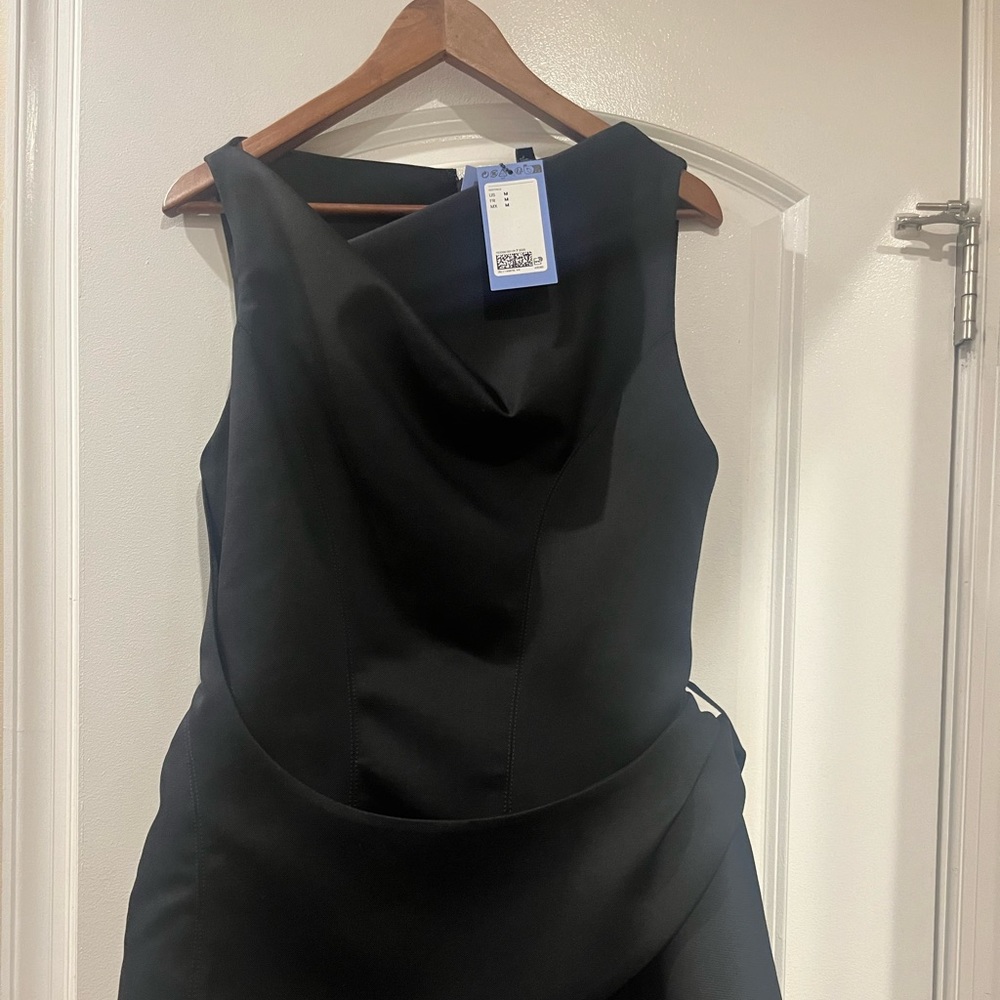 H and M mugler wool dress